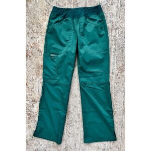 Cherokee WW110P Workwear Petite XXS Hunter Green Scrub Pants Cargo Pockets